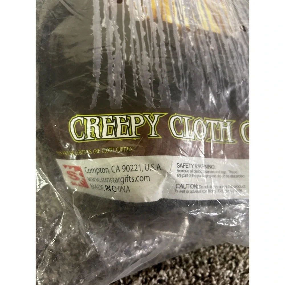 Sunstar Industries Inc. - 8 Ft. Creepy‎ Cloth Curtain